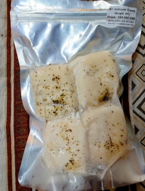 FZ12B. Halloumi Cheese (Frozen) 1KG - Phô mai Halloumi (Đông Lạnh)